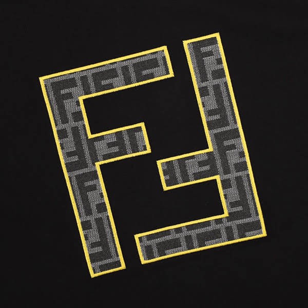 希少 フェンディ FFロゴ ホワイト コットン Tシャツ コピー feg85619